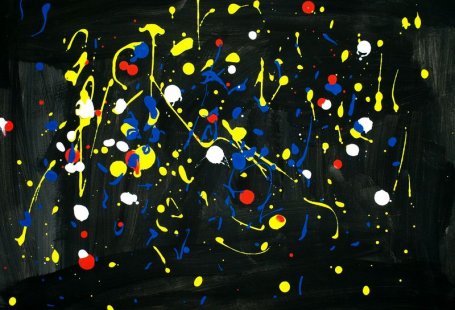 Peindre une explosion de couleurs, par Chloé V-N.